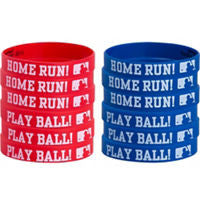 MLB Wristbands 12ct - BASEBALL/SOFTBALL - Party Supplies - America Likes To Party