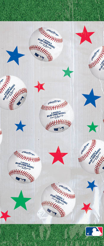 MLB Cello Treat Bags 20ct - BASEBALL/SOFTBALL - Party Supplies - America Likes To Party
