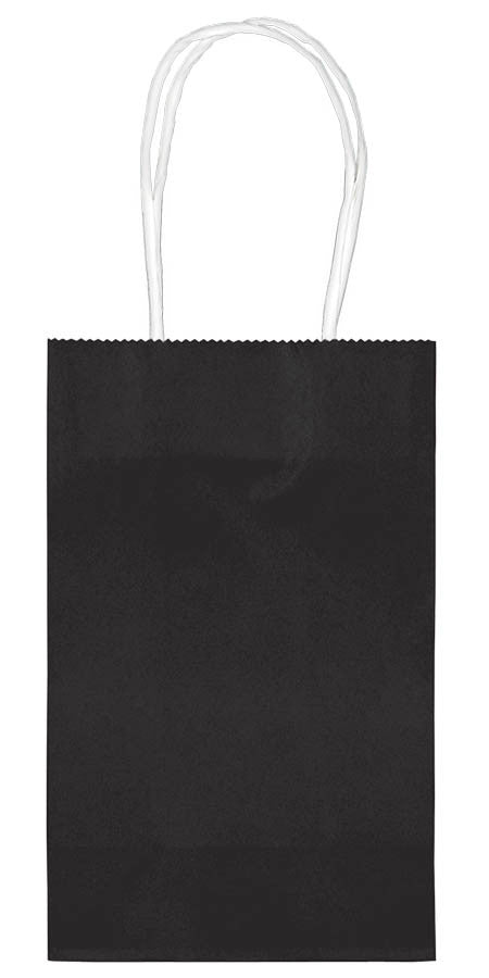 Black Paper Cub Bags 10ct - FAVOR BAGS/CONTAINERS - Party Supplies - America Likes To Party