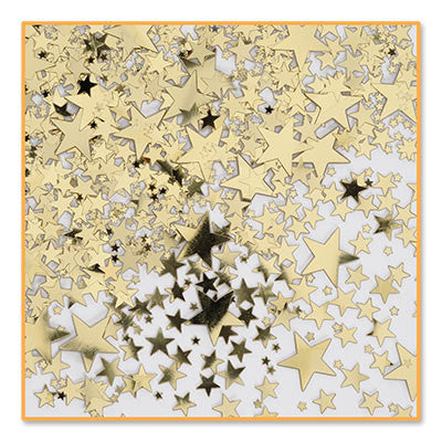 Gold Stars Confetti - CONFETTI - Party Supplies - America Likes To Party