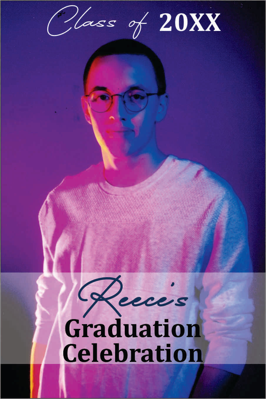 Harrison High School Graduation Easel Sign 24