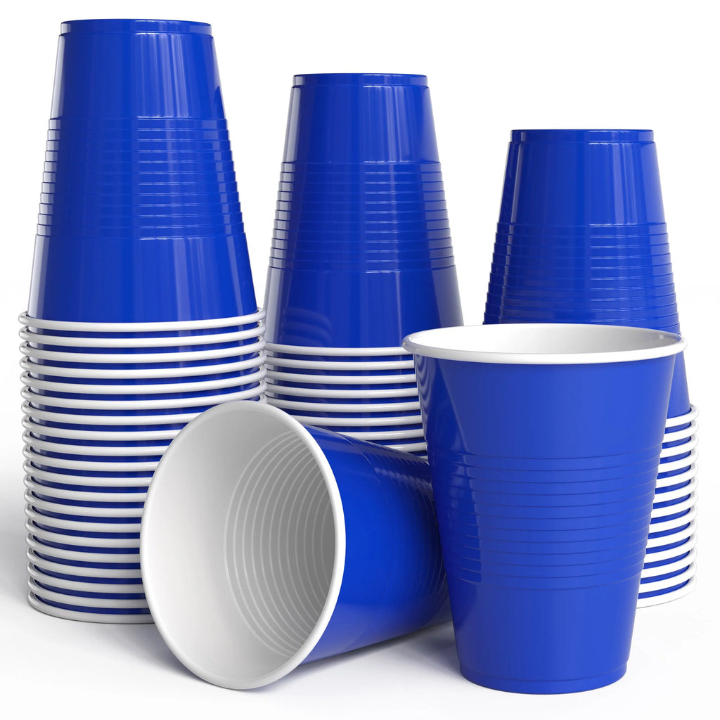 Dark Blue 18oz Plastic Cups 50ct – Party America