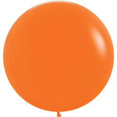 Inflated Orange Latex Balloon – Party America