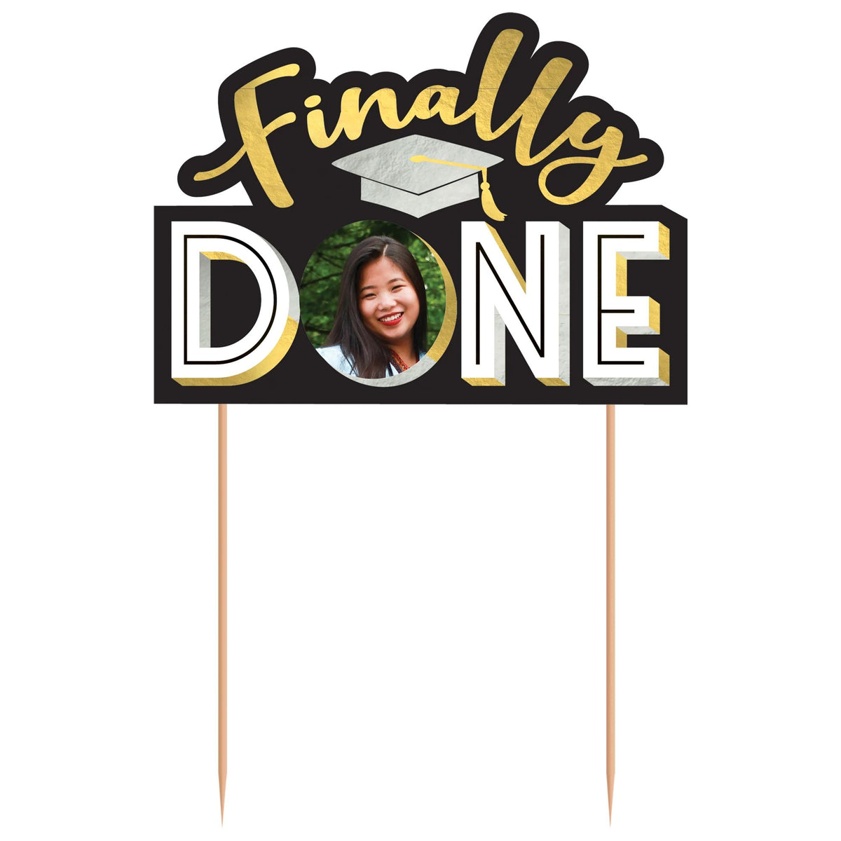 Graduation Photo Frame Cake Topper – Party America