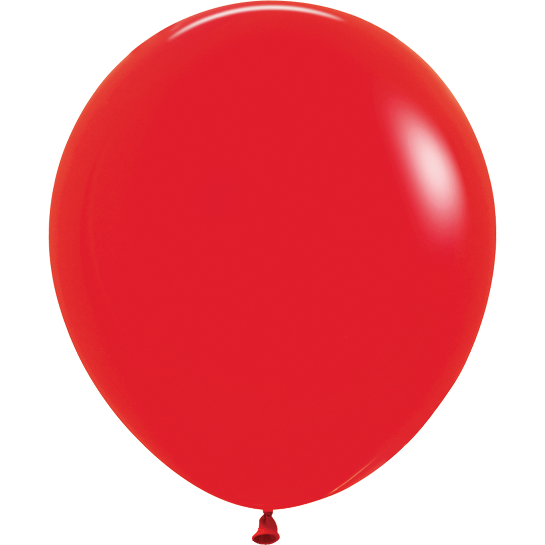 Inflated Red Latex Balloon – Party America