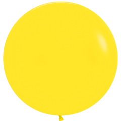 Inflated Yellow Latex Balloon – Party America