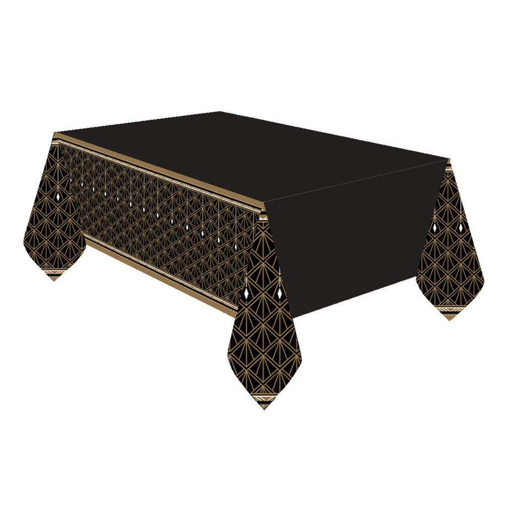 Glitz & Glam Plastic Tablecover - HOLLYWOOD/MOVIE NIGHTS - Party Supplies - America Likes To Party