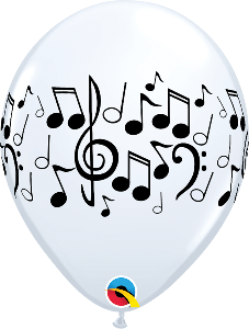 11 inch Music Note Qualatex Balloon