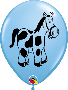 11 inch Farm Animal Horse Qualatex Balloon