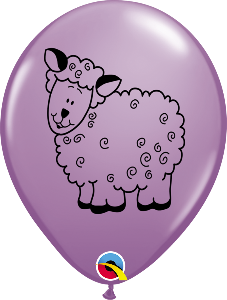 11 inch Farm Animal Sheep Qualatex Balloon