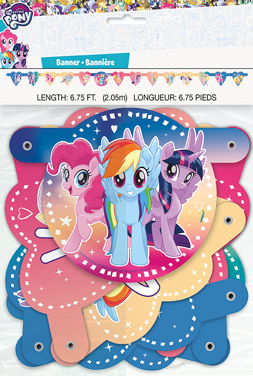 My Little Pony Birthday Banner - MY LITTLE PONY - Party Supplies - America Likes To Party