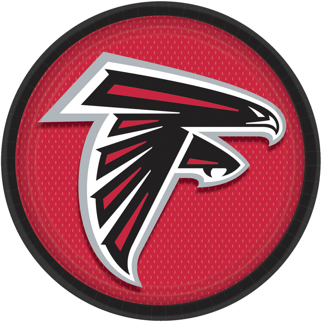 Atlanta Falcons Lunch Plates 8ct - NFL - Party Supplies - America Likes To Party