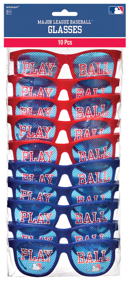 MLB Glasses 10ct - BASEBALL/SOFTBALL - Party Supplies - America Likes To Party