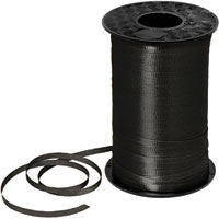 500YD Black Curling Ribbon - RIBBON - Party Supplies - America Likes To Party