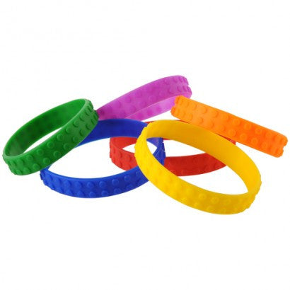 Block Mani Bracelets 12ct - PACKAGED FAVORS - Party Supplies - America Likes To Party