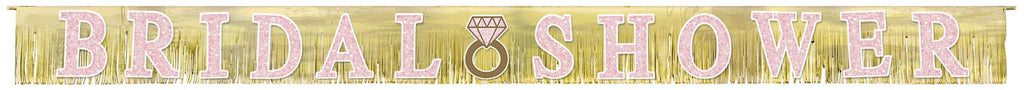 Bridal Shower Fringe Banner - DECORATIONS WEDDING - Party Supplies - America Likes To Party