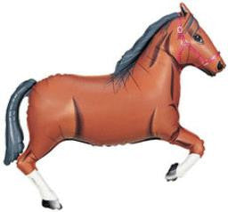 Brown Horse Super Shape Balloon - KIDS BDAY MYLARS - Party Supplies - America Likes To Party