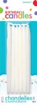 White Mini Taper Candles - BIRTHDAY CANDLES - Party Supplies - America Likes To Party