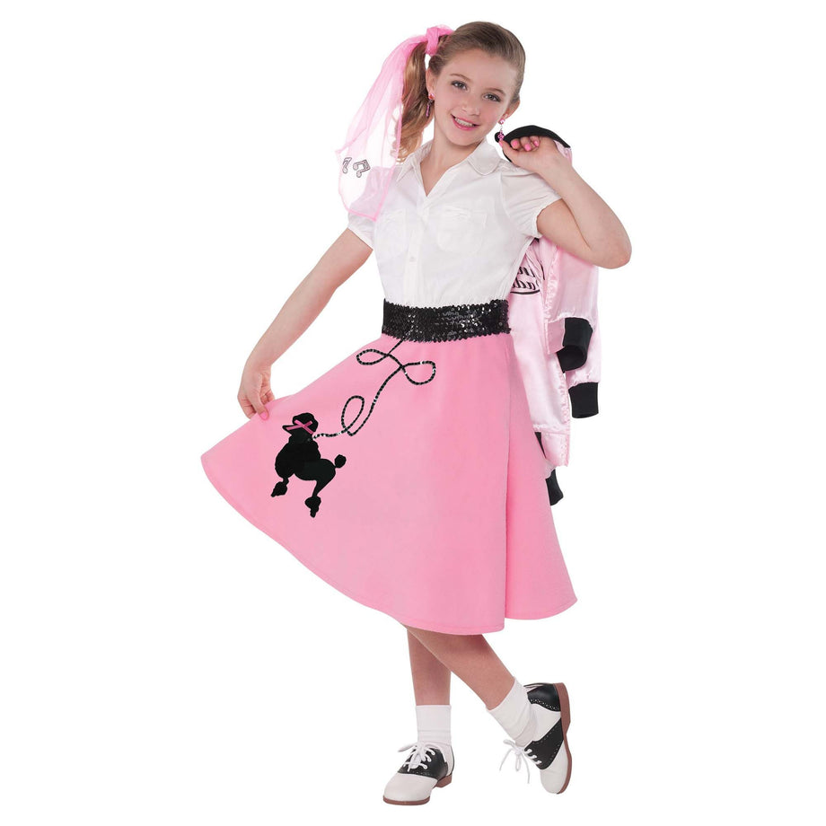 pink poodle dress Child Pink Poodle Skirt – Party America