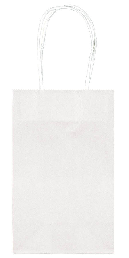 White Paper Cub Bags 10ct - FAVOR BAGS/CONTAINERS - Party Supplies - America Likes To Party