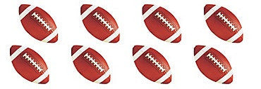 Football Value Pack Cutouts 12ct - FOOTBALL - Party Supplies - America Likes To Party