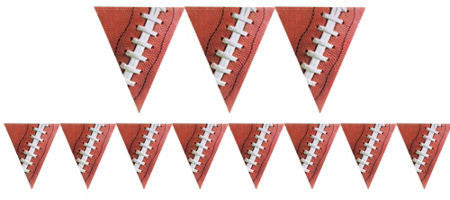 Football Pennant Banner - FOOTBALL - Party Supplies - America Likes To Party