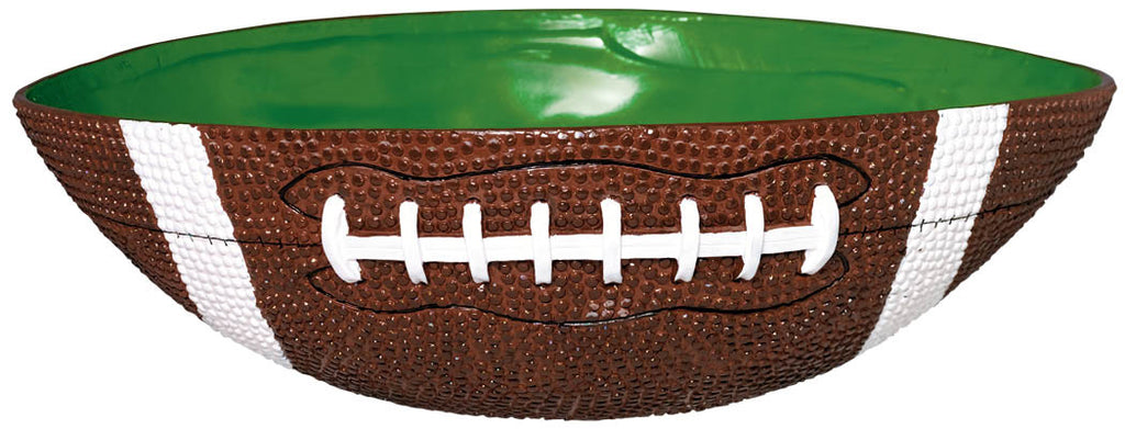 Football Shaped Large Plastic Bowl - FOOTBALL - Party Supplies - America Likes To Party