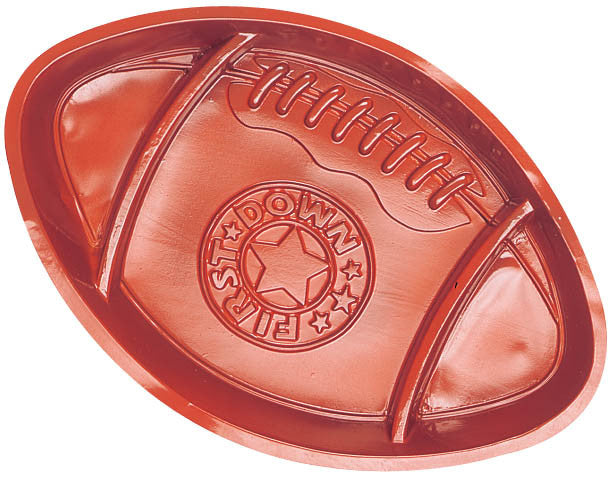 Football Plastic Snack Tray - FOOTBALL - Party Supplies - America Likes To Party