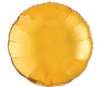 Gold Circle Balloon - SOLIDS MYLAR - Party Supplies - America Likes To Party