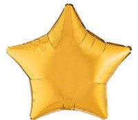 Gold Star Balloon - SOLIDS MYLAR - Party Supplies - America Likes To Party