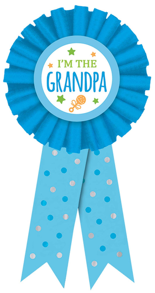 I'm The Grandpa Award Ribbon - ACCESSORIES BABY - Party Supplies - America Likes To Party