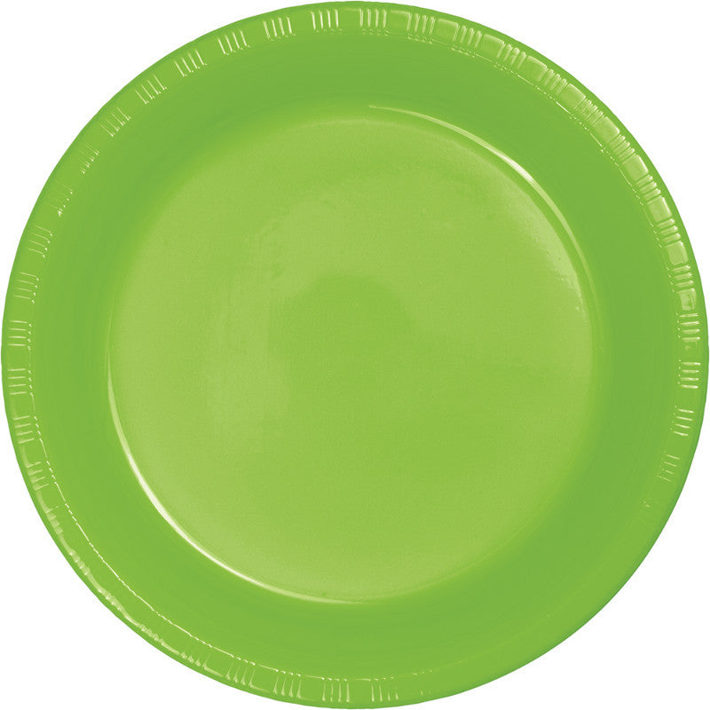 Kiwi Big Party Pack Plastic Dinner Plates 50ct - BIG PARTY PACKS - Party Supplies - America Likes To Party