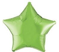 Kiwi Star Balloon - SOLIDS MYLAR - Party Supplies - America Likes To Party