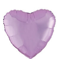 Lavender Heart Balloon - SOLIDS MYLAR - Party Supplies - America Likes To Party