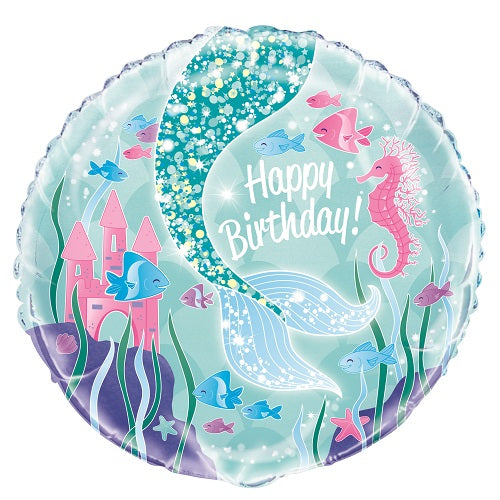 Mermaid Balloon - KIDS BDAY MYLARS - Party Supplies - America Likes To Party