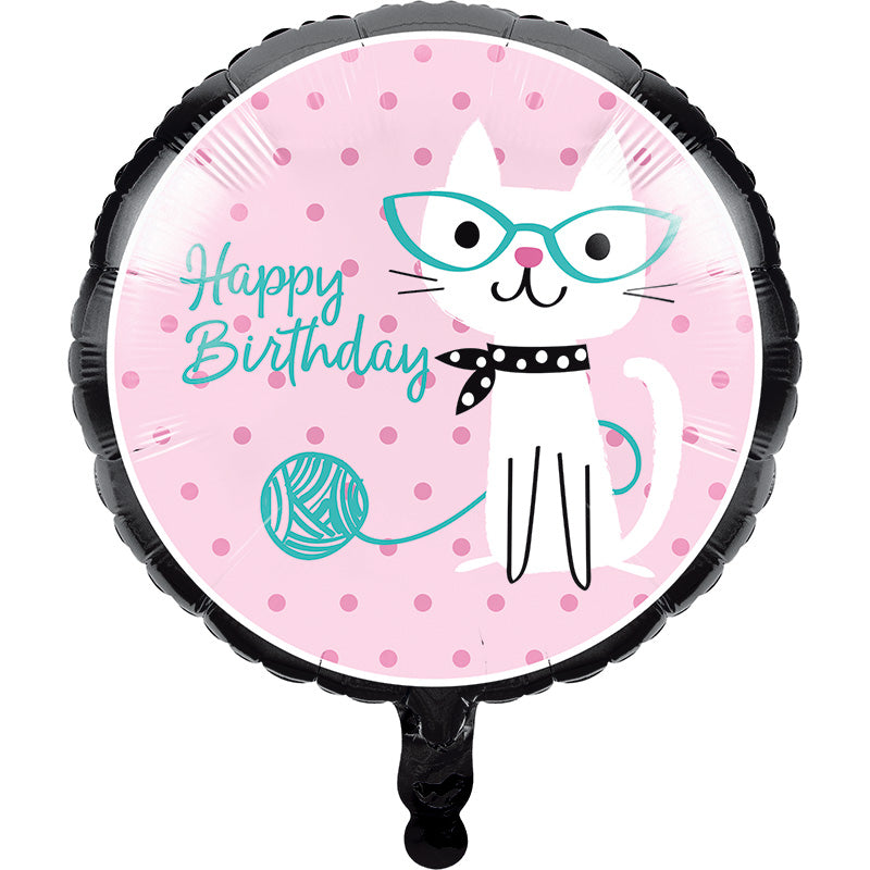 Purrfect Party Balloon - PURFECT PARTY - Party Supplies - America Likes To Party