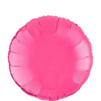Rose Pink Circle Balloon - SOLIDS MYLAR - Party Supplies - America Likes To Party