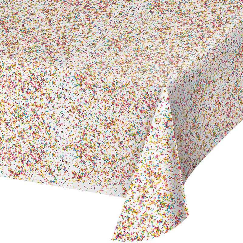 Sprinkles Plastic Tablecover - GENERAL BIRTHDAY PATTERNS - Party Supplies - America Likes To Party