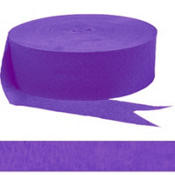 Purple Crepe Streamer 500ft - CREPE - Party Supplies - America Likes To Party