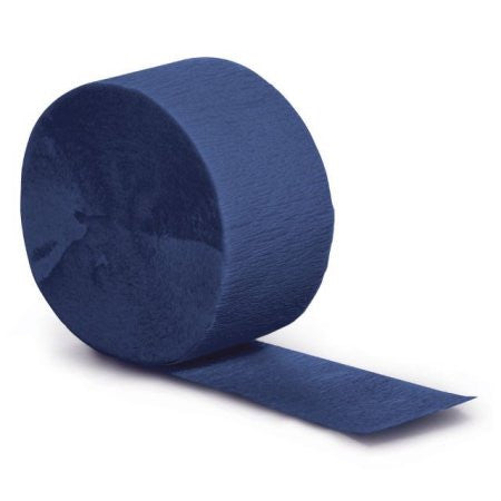 Midnight Blue Crepe Streamer - CREPE - Party Supplies - America Likes To Party