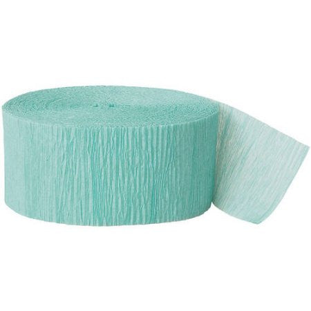 Seafoam Crepe Streamer - CREPE - Party Supplies - America Likes To Party