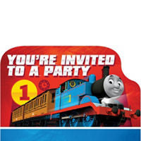 Thomas the Tank Invitations 8ct - THOMAS THE TRAIN - Party Supplies - America Likes To Party