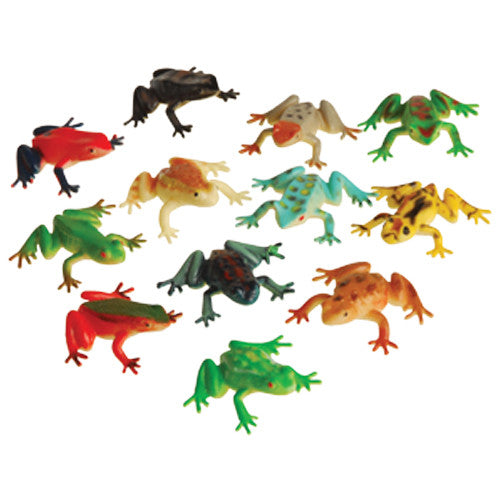 Frog Toys 12ct - PACKAGED FAVORS - Party Supplies - America Likes To Party