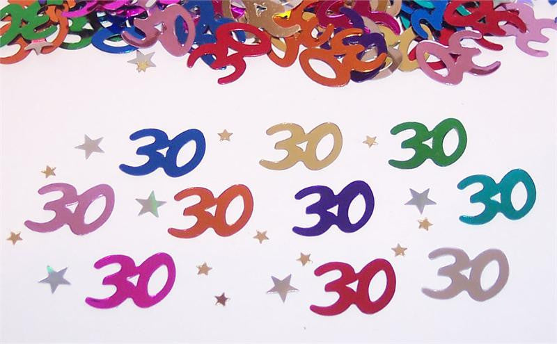 30th Birthday Confetti - CONFETTI - Party Supplies - America Likes To Party