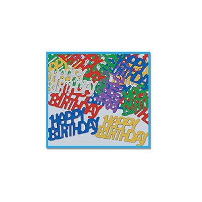 Happy Birthday Confetti - CONFETTI - Party Supplies - America Likes To Party
