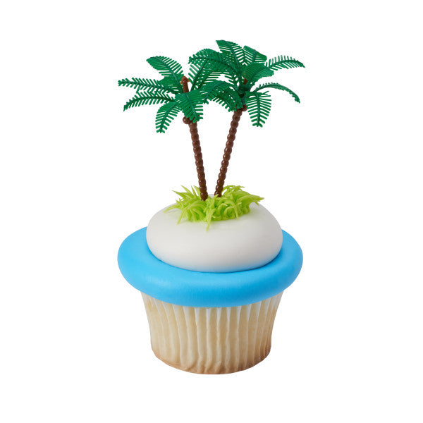 Palm Tree Cupcake Pick - CUPCAKE - Party Supplies - America Likes To Party
