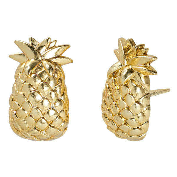 Gold Pineapple Cupcake Picks 12ct - CUPCAKE - Party Supplies - America Likes To Party