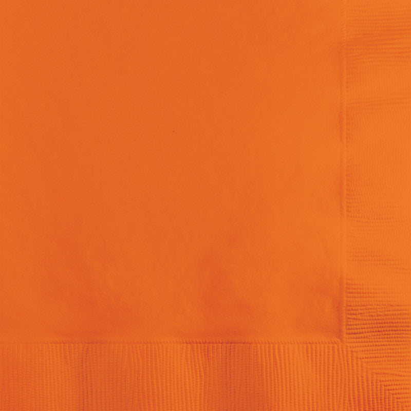 Orange Peel Big Party Pack Lunch Napkins 125ct - BIG PARTY PACKS - Party Supplies - America Likes To Party