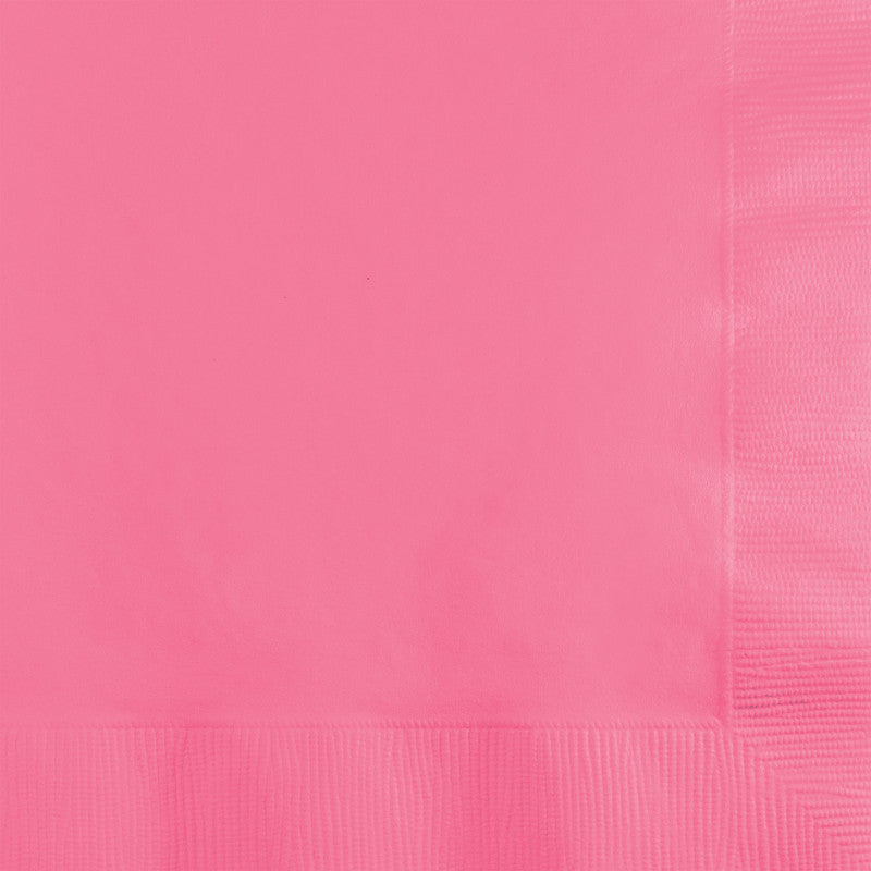 Bright Pink Big Party Pack Beverage Napkins 125ct - BIG PARTY PACKS - Party Supplies - America Likes To Party