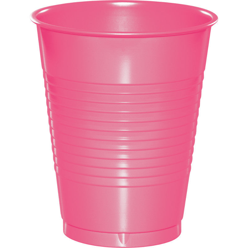 Bright Pink Big Party Pack Plastic 16oz Cups 50ct - BIG PARTY PACKS - Party Supplies - America Likes To Party
